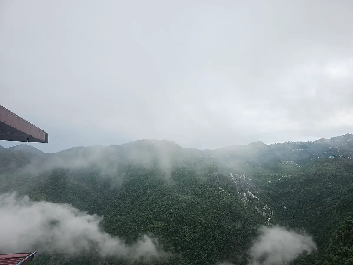 Misty hills near Mussoorie (illustrative stock photo, not our own)