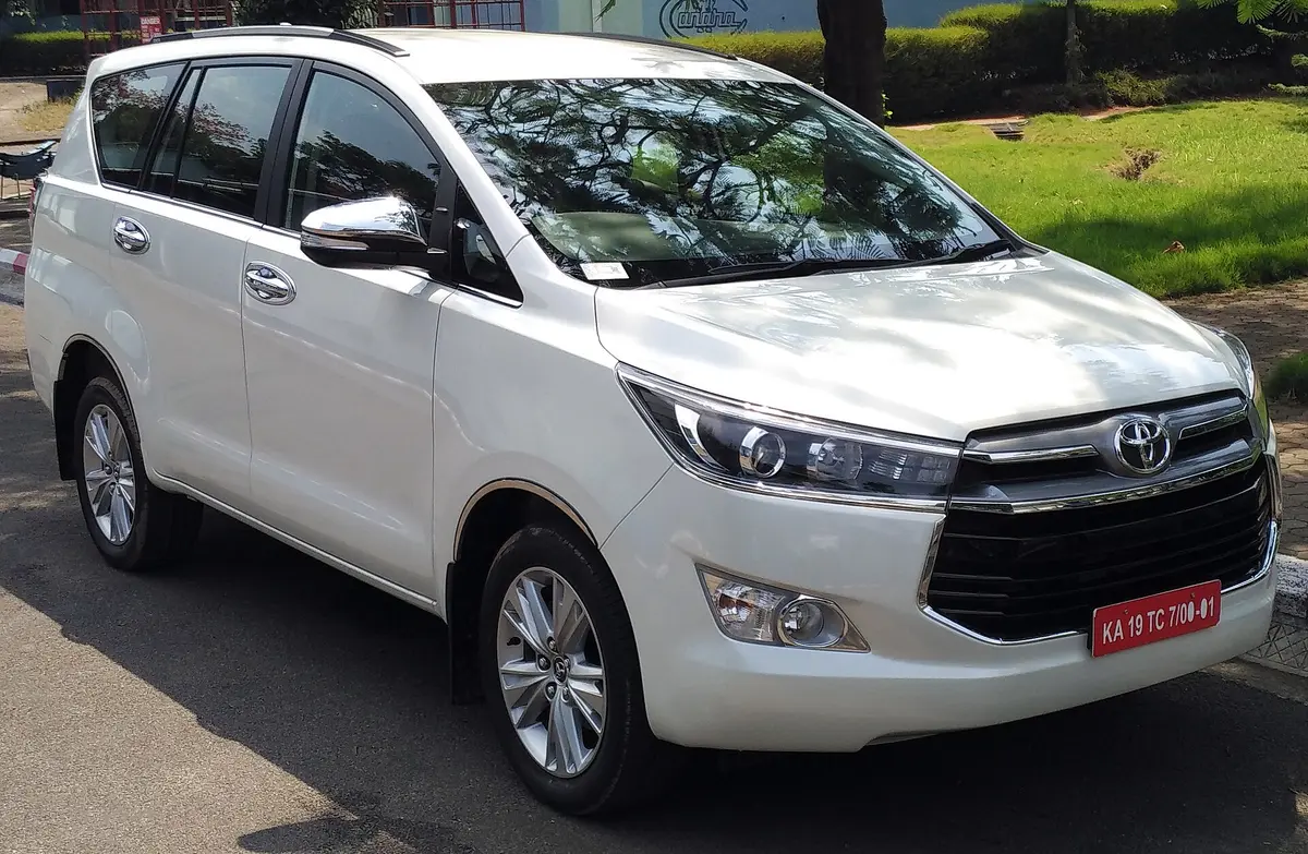 Toyota Innova Crysta (illustrative stock photo, not our own)