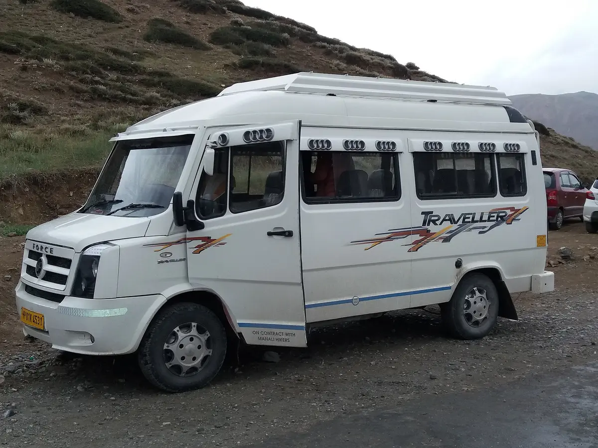 Force Traveller (tempo traveller) (illustrative stock photo, not our own)
